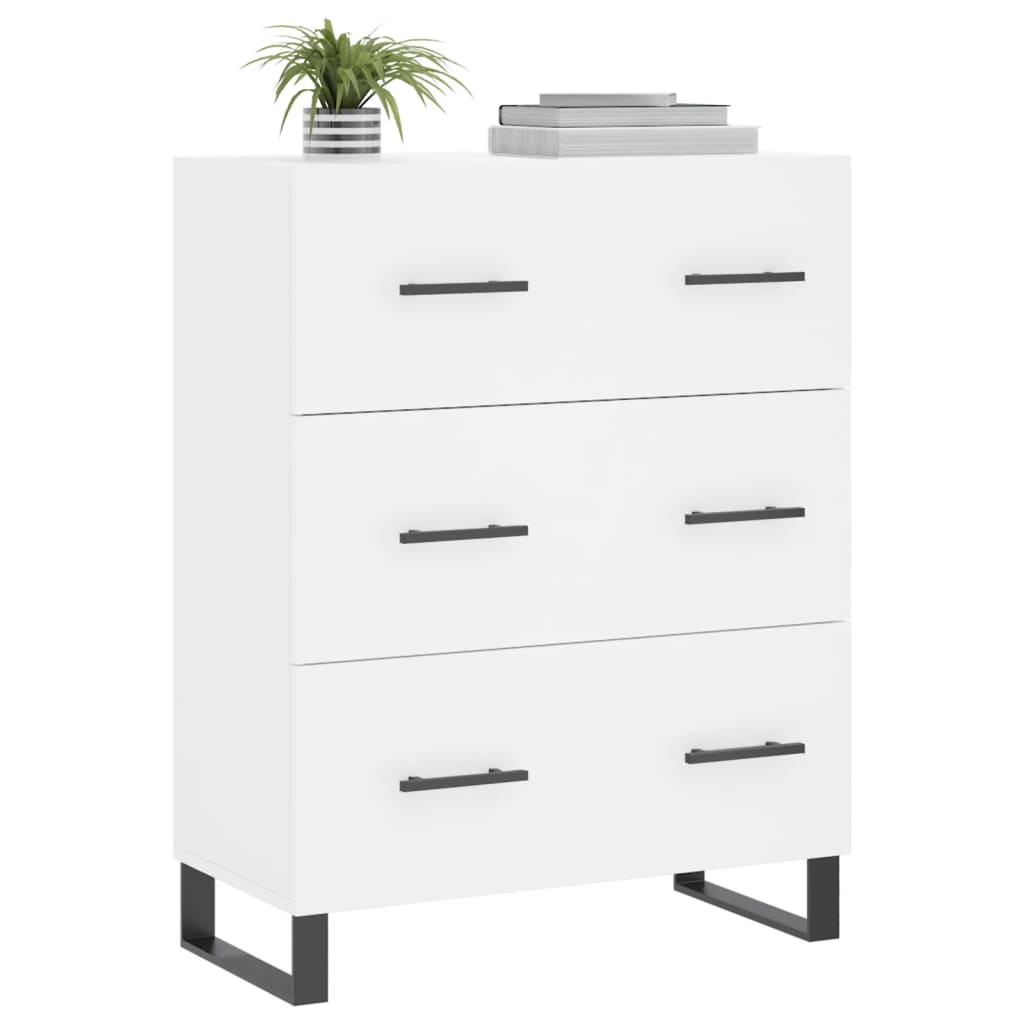 vidaXL Servantă, alb, 69,5x34x90 cm, lemn compozit vidaXL Servantă, alb, 69,5x34x90 cm, lemn compozit