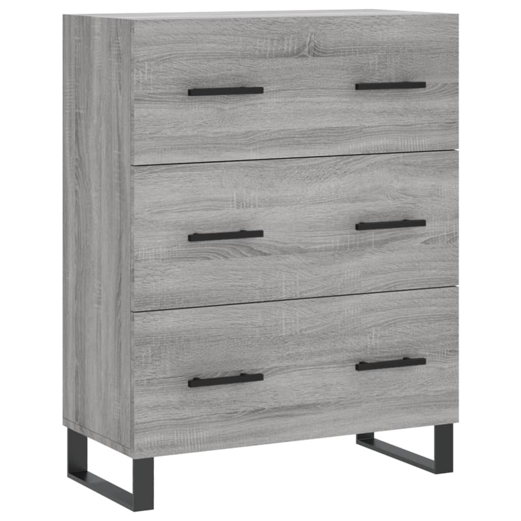 vidaXL Servantă, gri sonoma, 69,5x34x90 cm, lemn compozit vidaXL Servantă, gri sonoma, 69,5x34x90 cm, lemn compozit