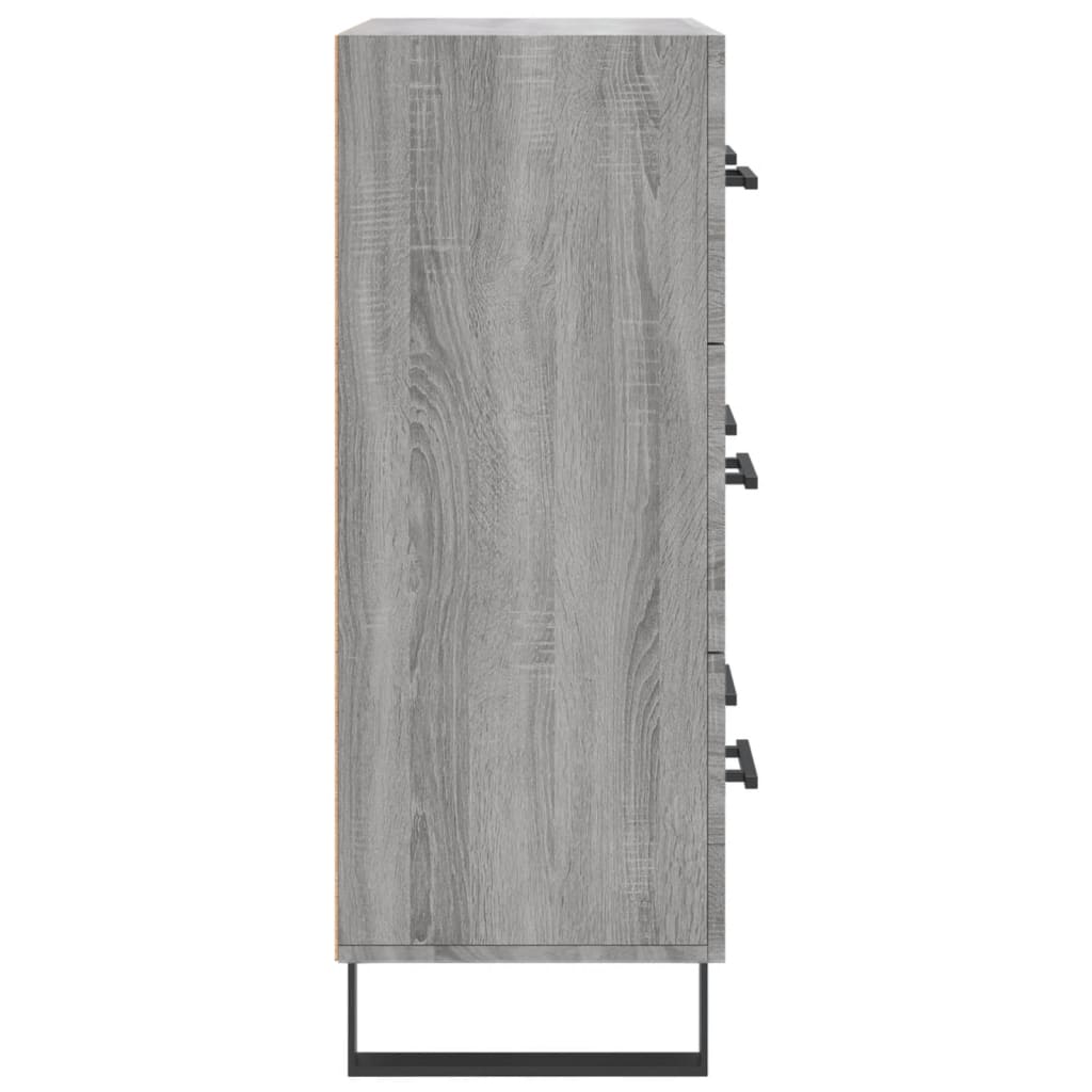 vidaXL Servantă, gri sonoma, 69,5x34x90 cm, lemn compozit vidaXL Servantă, gri sonoma, 69,5x34x90 cm, lemn compozit