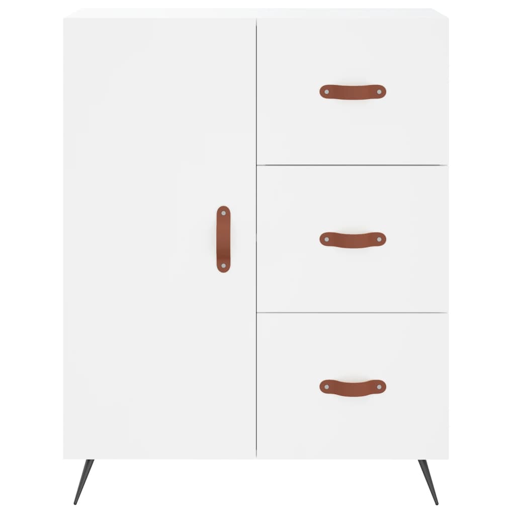 vidaXL Servantă, alb, 69,5x34x90 cm, lemn compozit