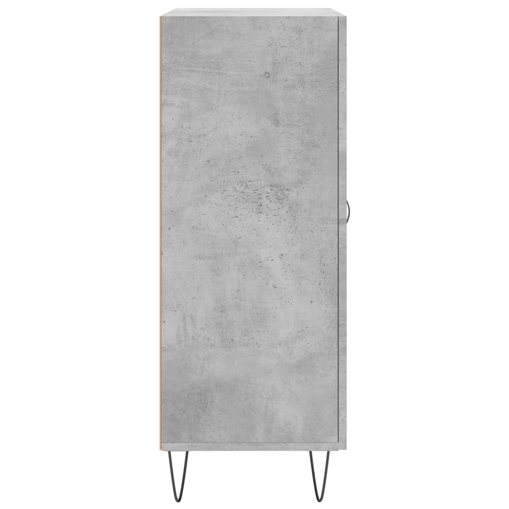vidaXL Servantă, gri beton, 69,5x34x90 cm, lemn compozit vidaXL Servantă, gri beton, 69,5x34x90 cm, lemn compozit
