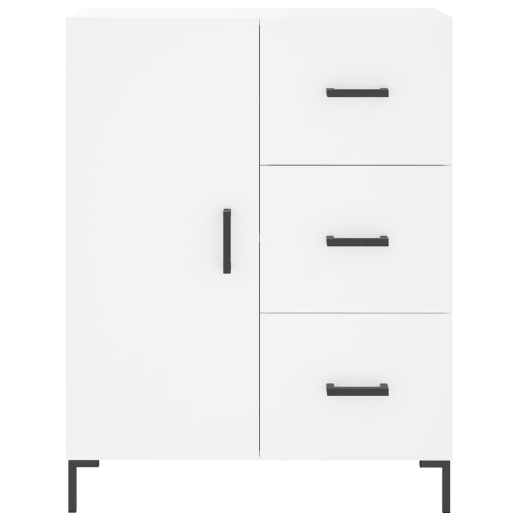 vidaXL Servantă, alb, 69,5x34x90 cm, lemn compozit