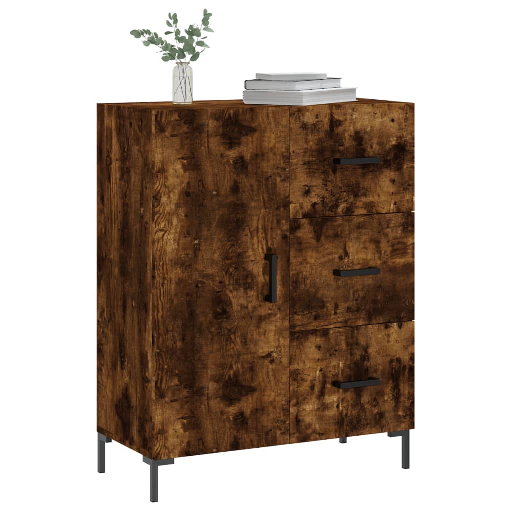 vidaXL Servantă, stejar fumuriu, 69,5x34x90 cm, lemn compozit vidaXL Servantă, stejar fumuriu, 69,5x34x90 cm, lemn compozit