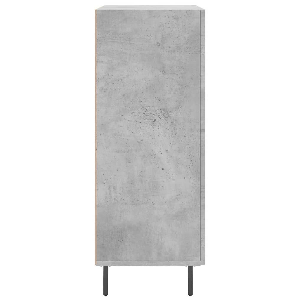 vidaXL Servantă, gri beton, 69,5x34x90 cm, lemn compozit