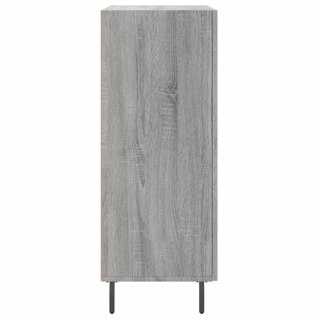 vidaXL Servantă, gri sonoma, 69,5x34x90 cm, lemn compozit