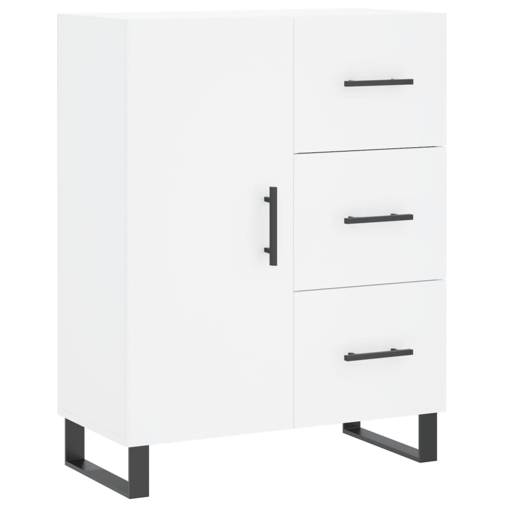 vidaXL Servantă, alb, 69,5x34x90 cm, lemn compozit