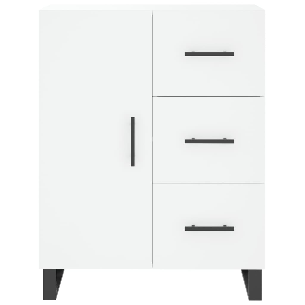 vidaXL Servantă, alb, 69,5x34x90 cm, lemn compozit