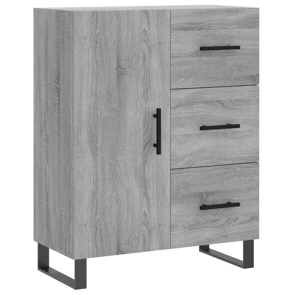 vidaXL Servantă, gri sonoma, 69,5x34x90 cm, lemn compozit vidaXL Servantă, gri sonoma, 69,5x34x90 cm, lemn compozit