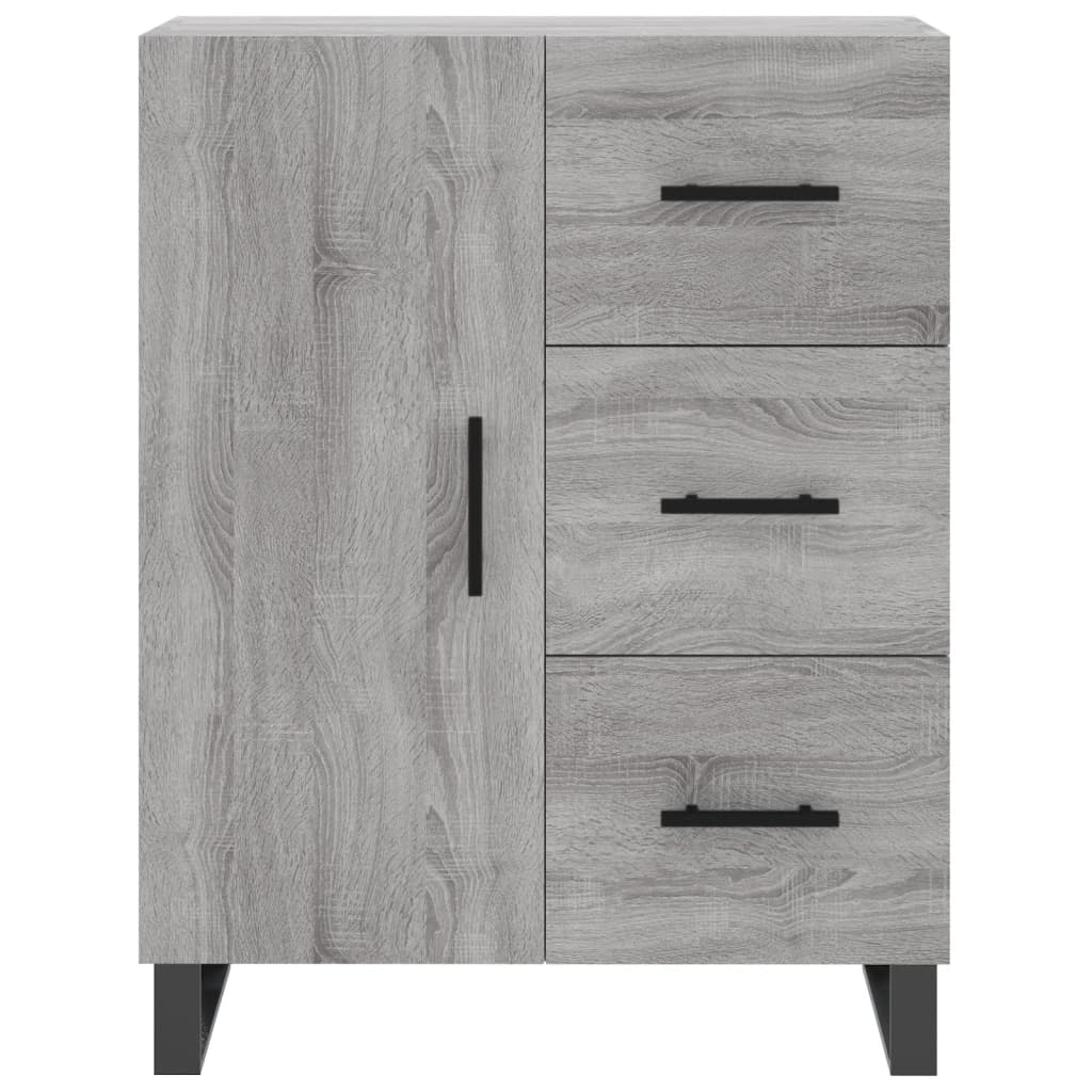 vidaXL Servantă, gri sonoma, 69,5x34x90 cm, lemn compozit vidaXL Servantă, gri sonoma, 69,5x34x90 cm, lemn compozit