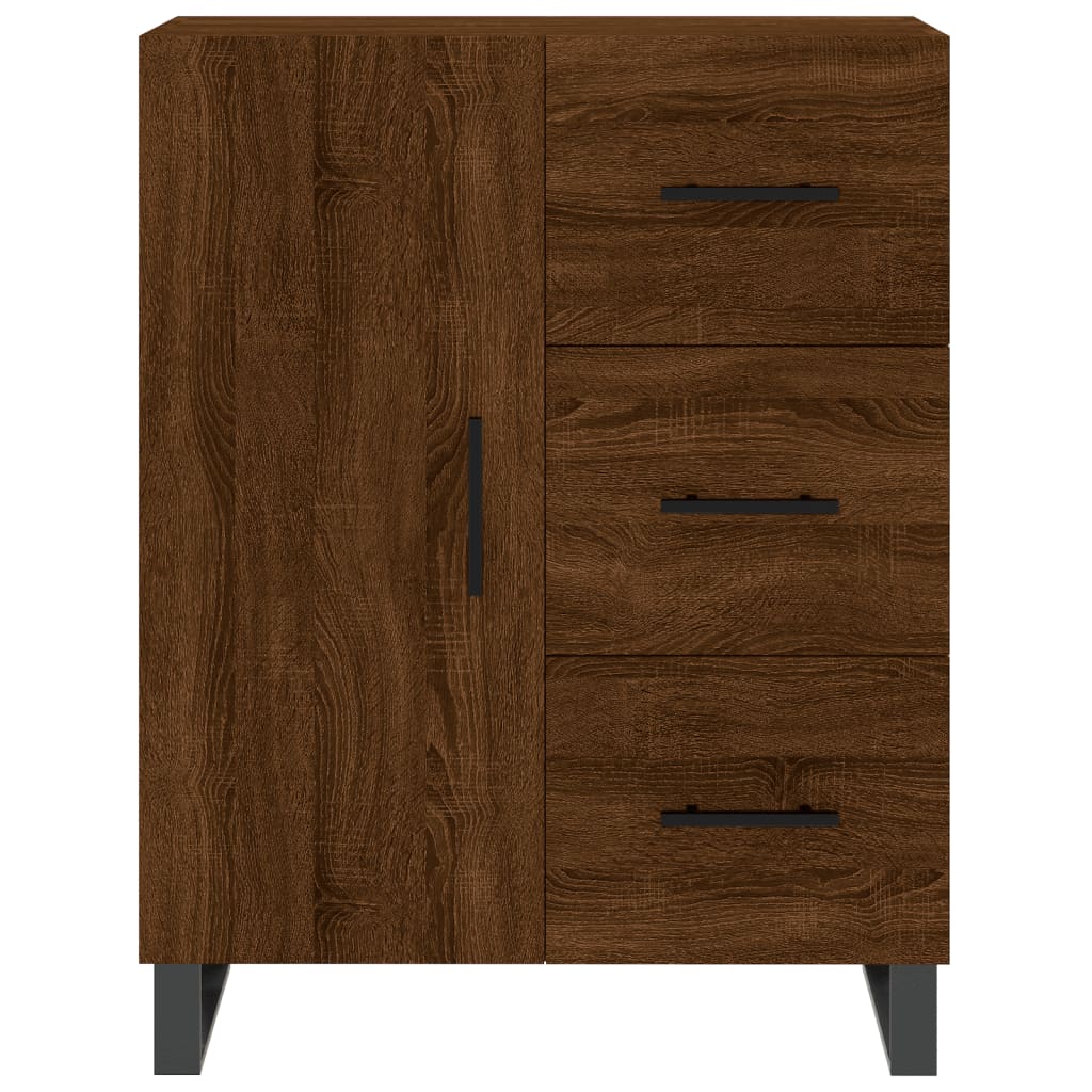 vidaXL Servantă, stejar maro, 69,5x34x90 cm, lemn prelucrat