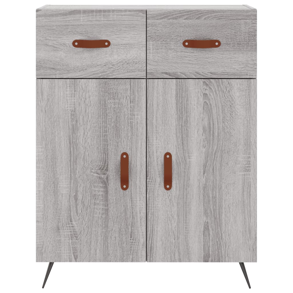 vidaXL Dulap, gri sonoma, 69,5x34x90 cm, lemn compozit vidaXL Dulap, gri sonoma, 69,5x34x90 cm, lemn compozit