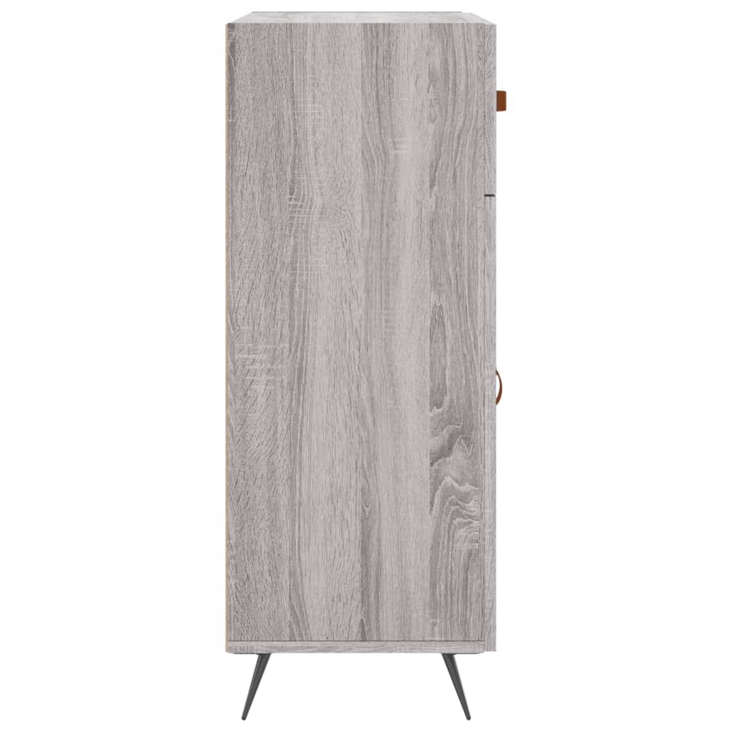 vidaXL Dulap, gri sonoma, 69,5x34x90 cm, lemn compozit vidaXL Dulap, gri sonoma, 69,5x34x90 cm, lemn compozit