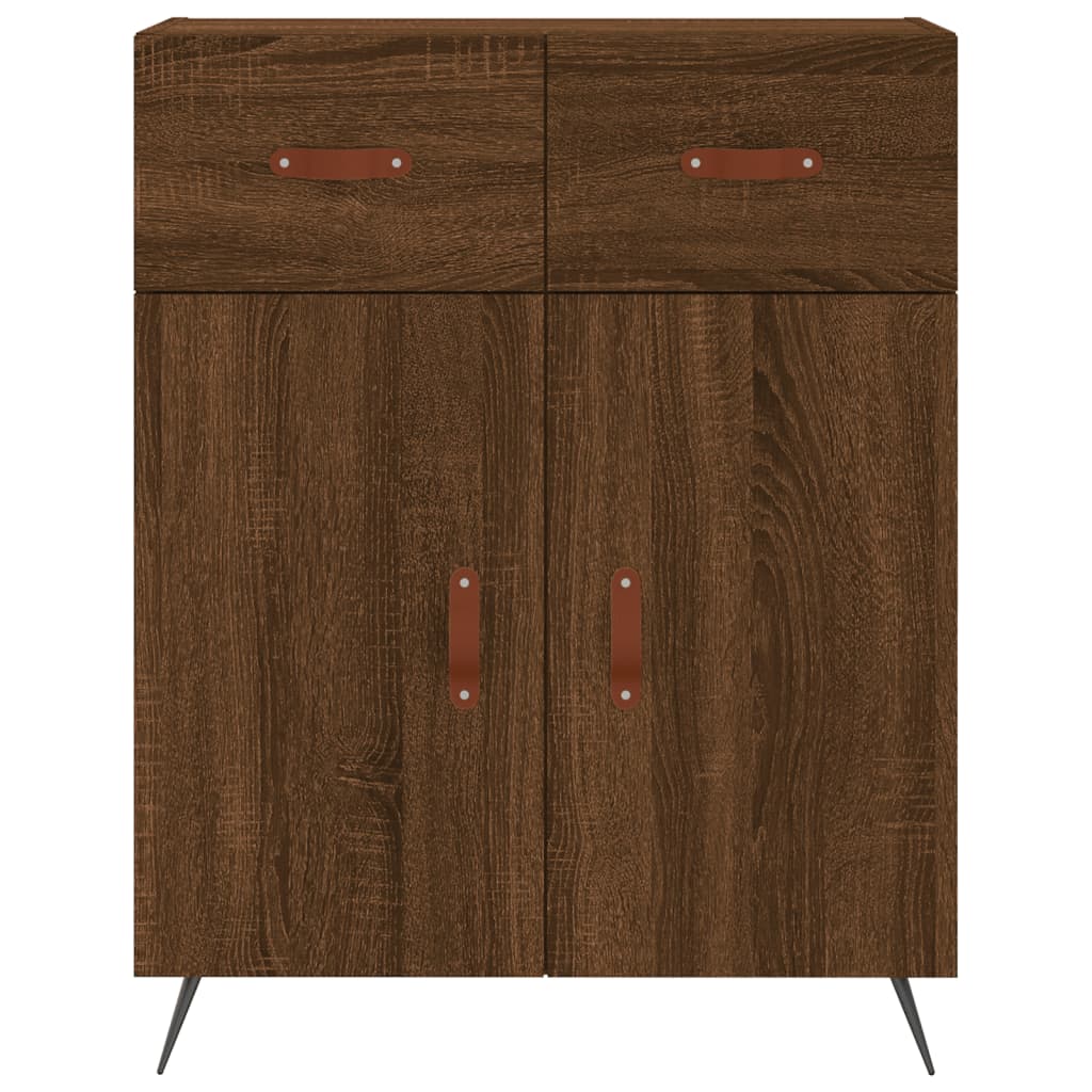 vidaXL Dulap, stejar maro, 69,5x34x90 cm, lemn prelucrat