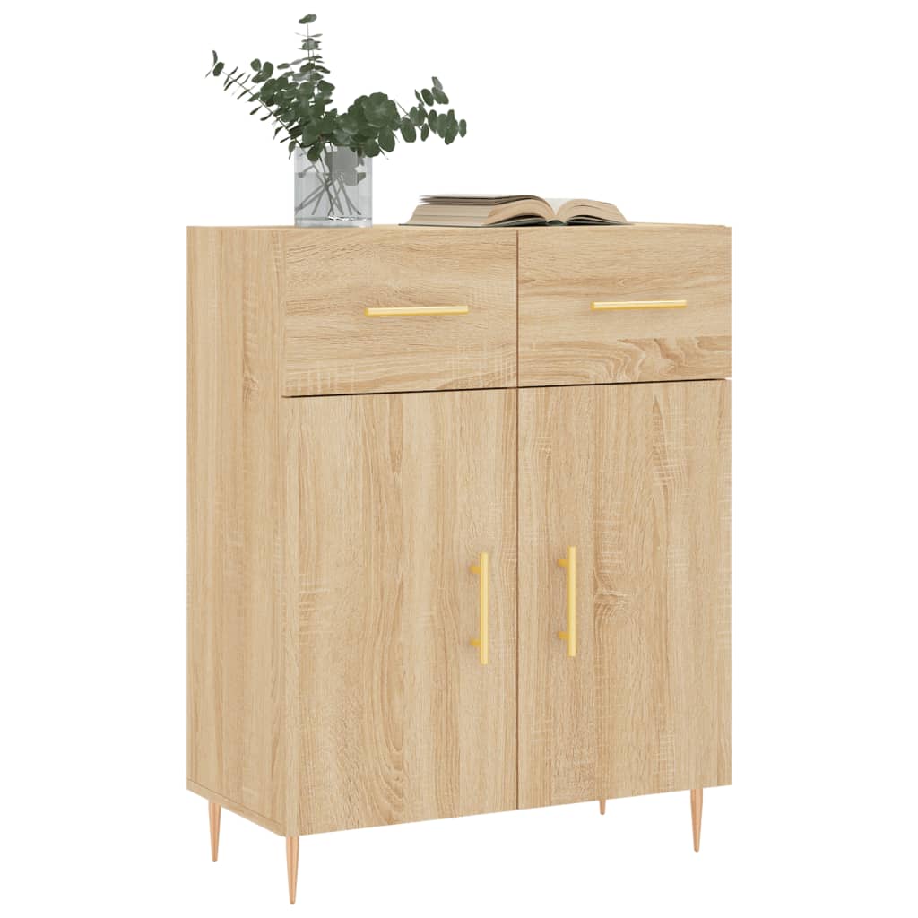 vidaXL Dulap, stejar sonoma, 69,5x34x90 cm, lemn compozit