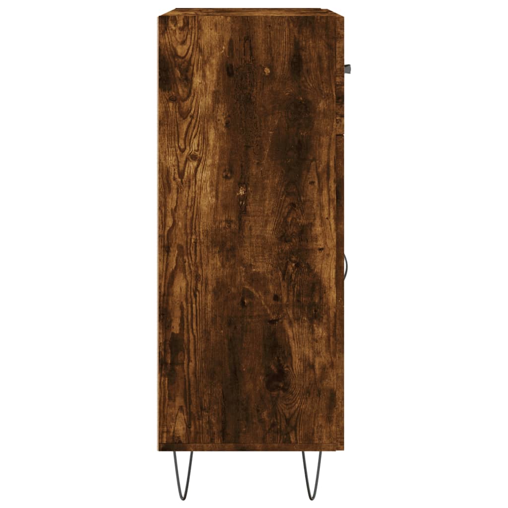 vidaXL Dulap, stejar fumuriu, 69,5x34x90 cm, lemn compozit