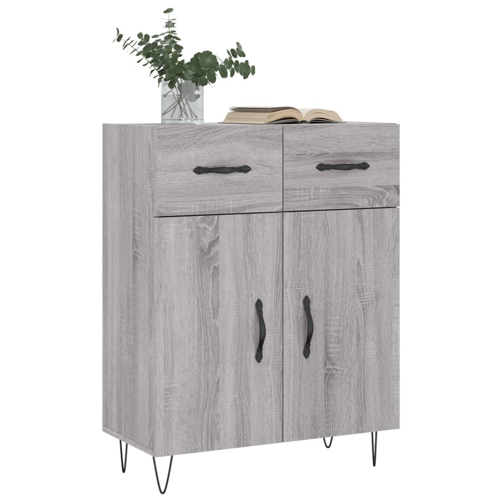 vidaXL Dulap, gri sonoma, 69,5x34x90 cm, lemn compozit vidaXL Dulap, gri sonoma, 69,5x34x90 cm, lemn compozit