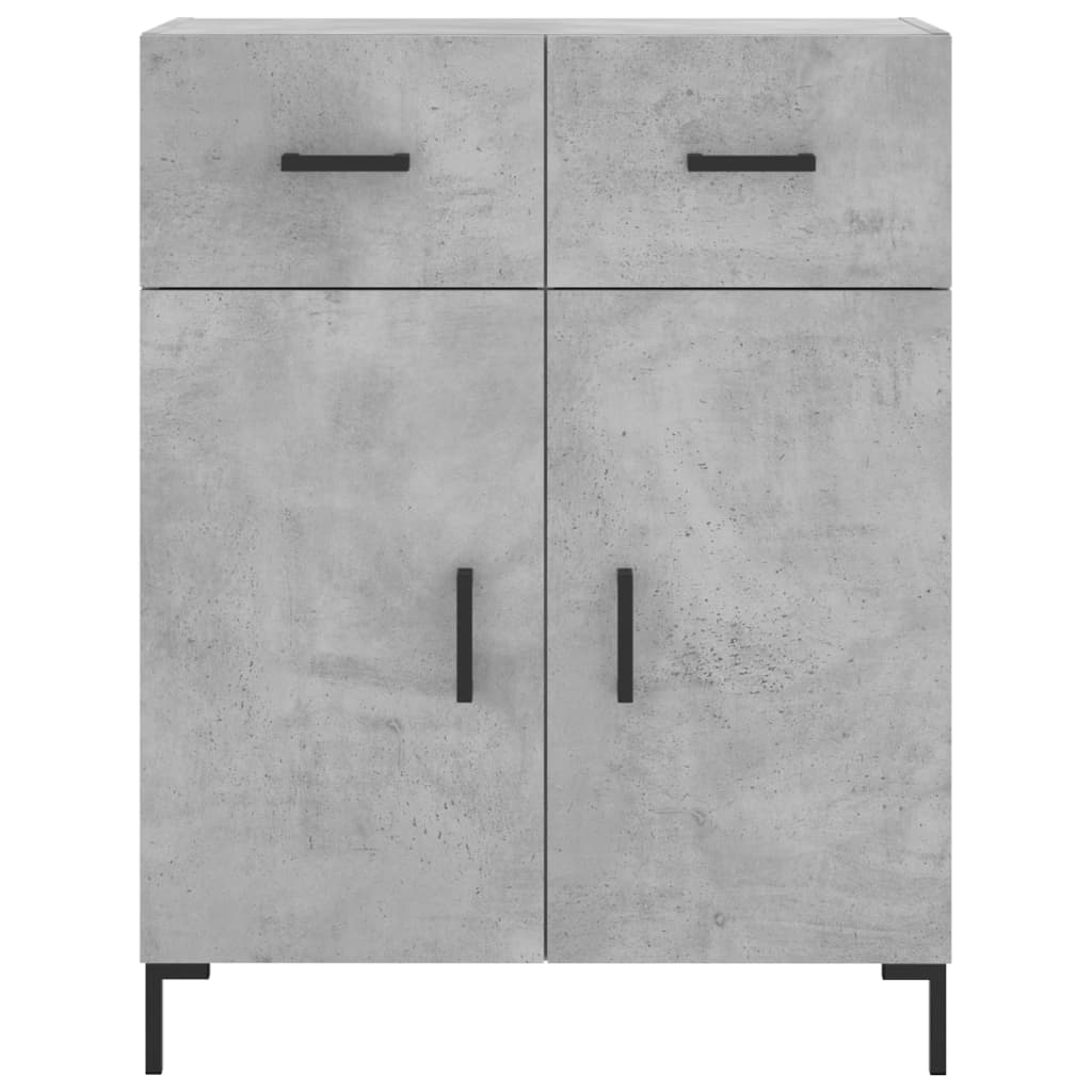 vidaXL Dulap, gri beton, 69,5x34x90 cm, lemn compozit vidaXL Dulap, gri beton, 69,5x34x90 cm, lemn compozit