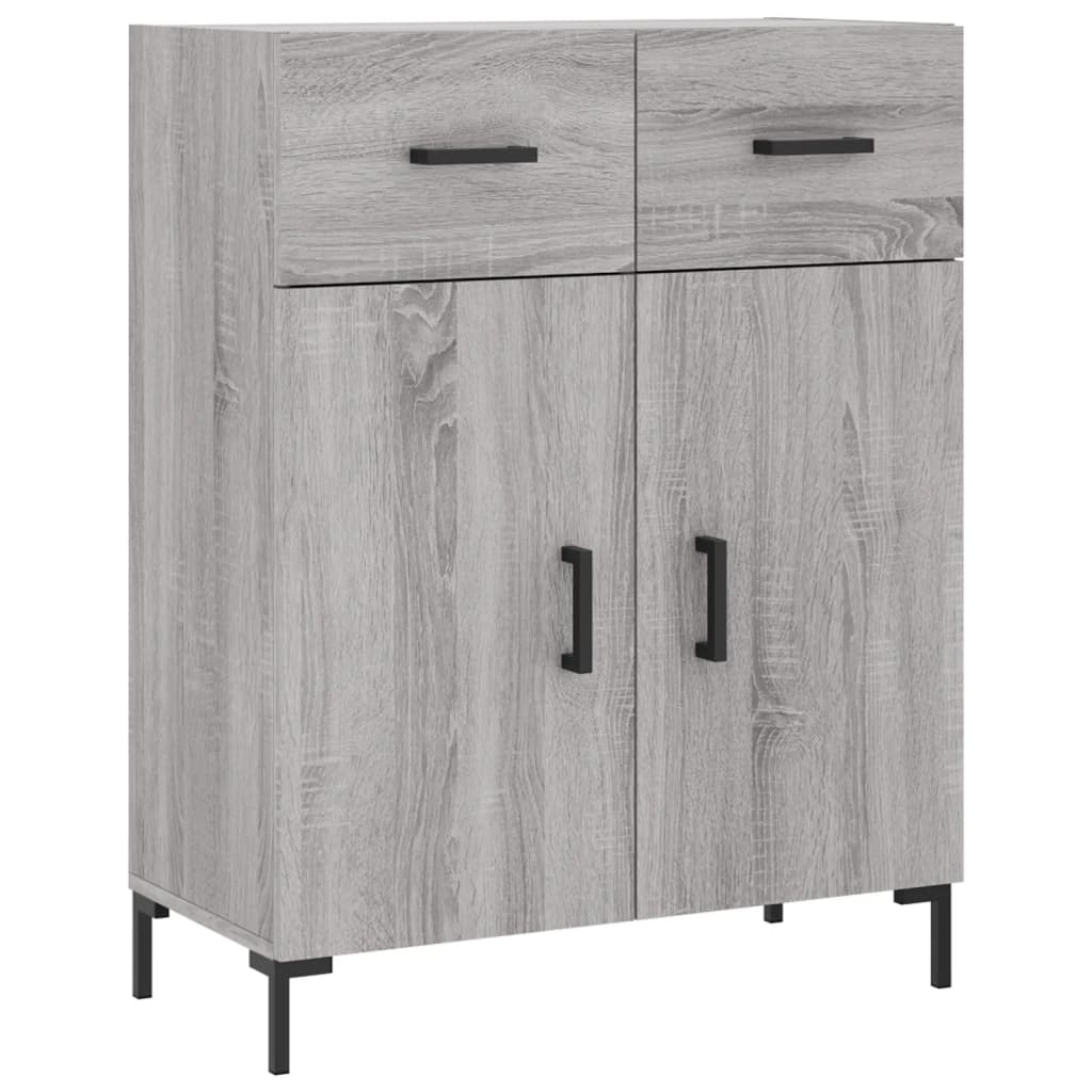 vidaXL Dulap, gri sonoma, 69,5x34x90 cm, lemn compozit