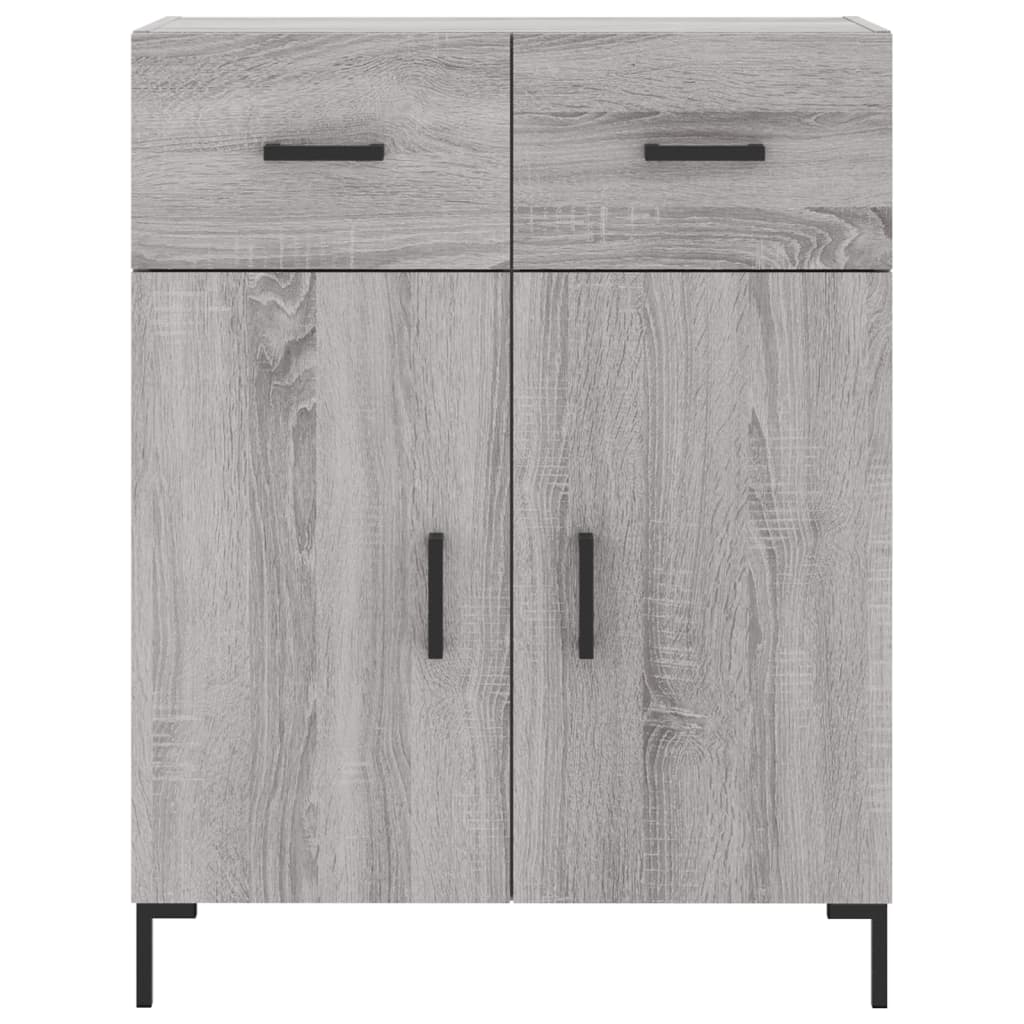vidaXL Dulap, gri sonoma, 69,5x34x90 cm, lemn compozit