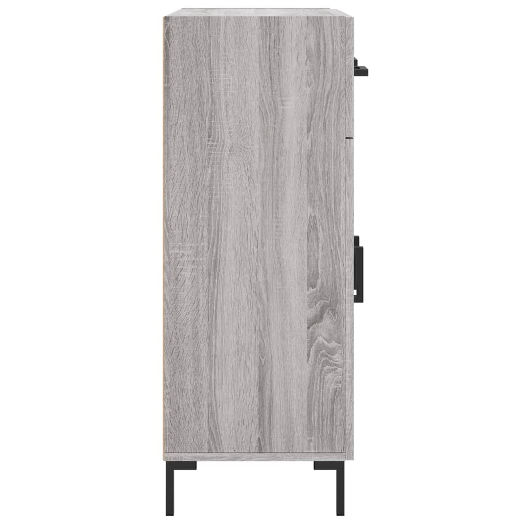 vidaXL Dulap, gri sonoma, 69,5x34x90 cm, lemn compozit