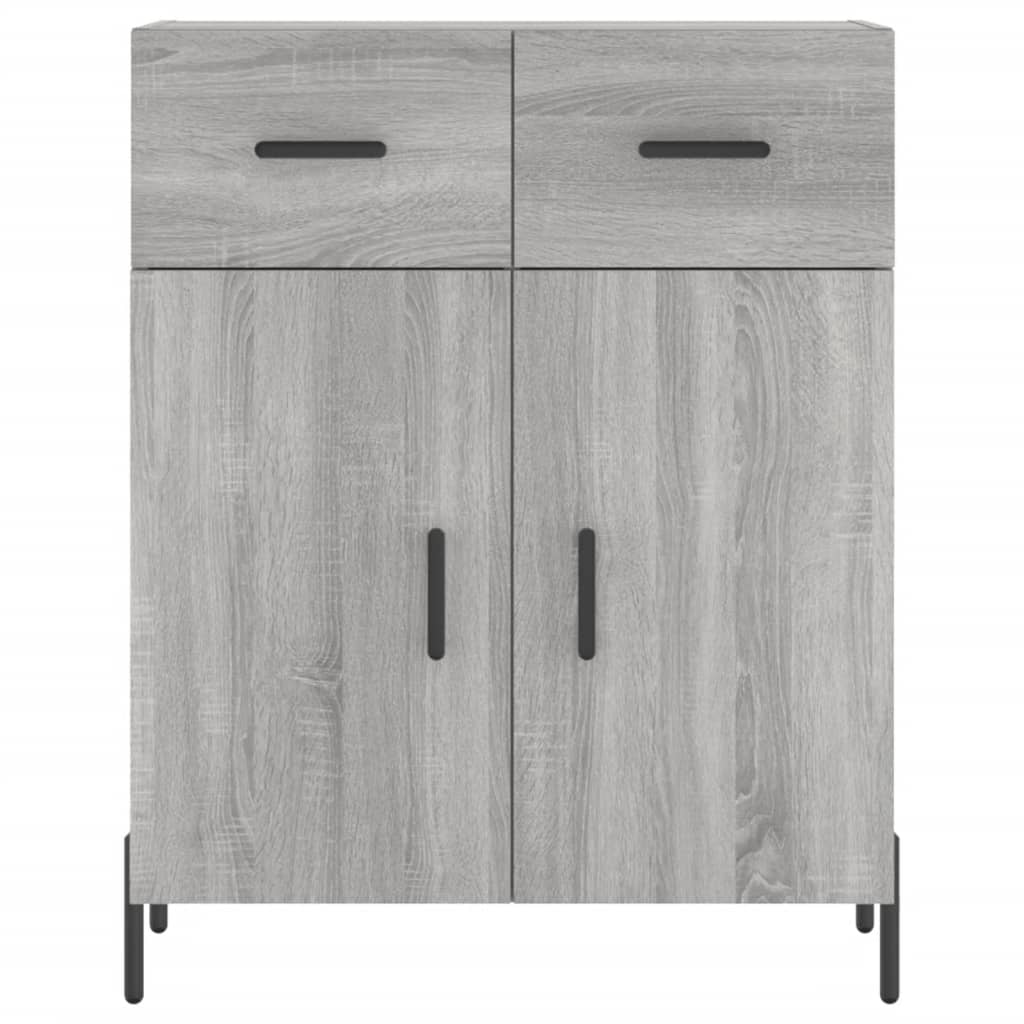 vidaXL Dulap, gri sonoma, 69,5x34x90 cm, lemn compozit vidaXL Dulap, gri sonoma, 69,5x34x90 cm, lemn compozit