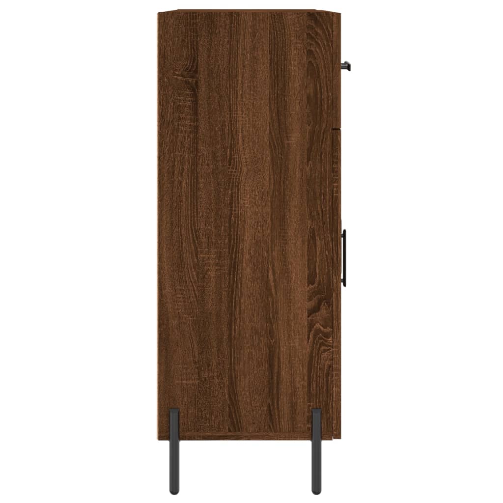 vidaXL Dulap, stejar maro, 69,5x34x90 cm, lemn prelucrat