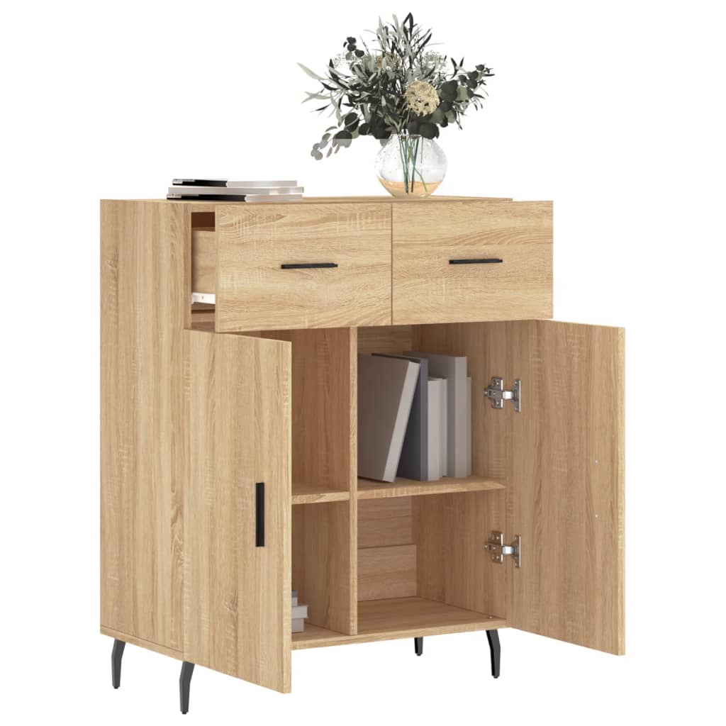 vidaXL Dulap, stejar sonoma, 69,5x34x90 cm, lemn compozit