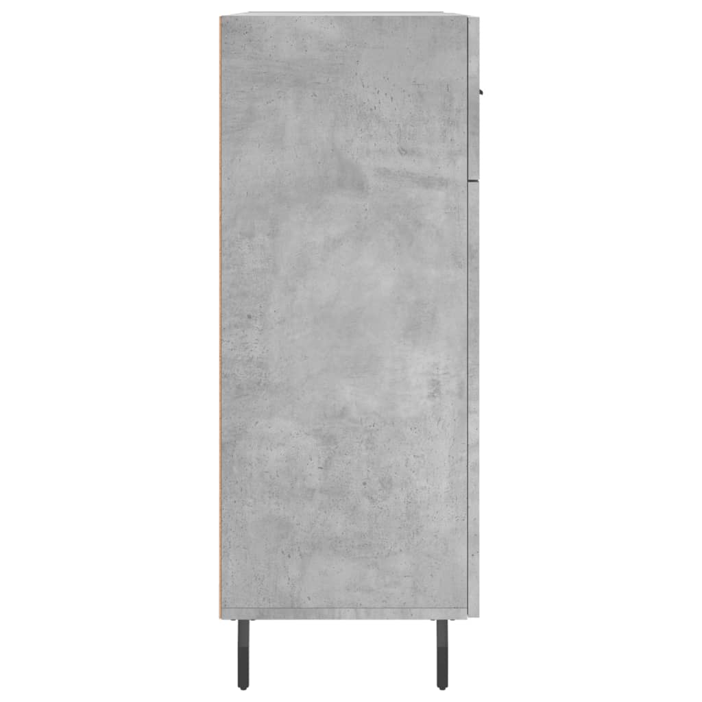 vidaXL Dulap, gri beton, 69,5x34x90 cm, lemn compozit