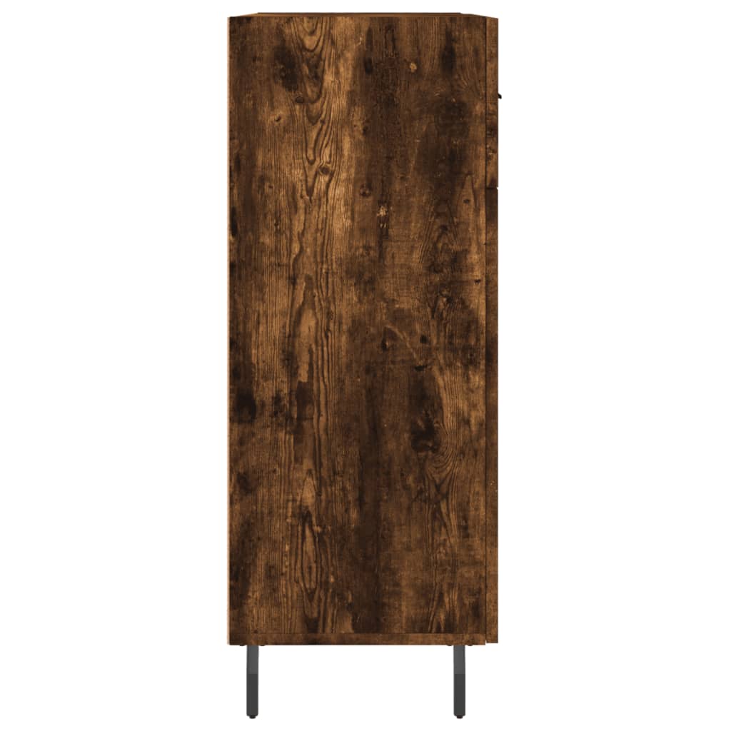 vidaXL Dulap, stejar fumuriu, 69,5x34x90 cm, lemn compozit