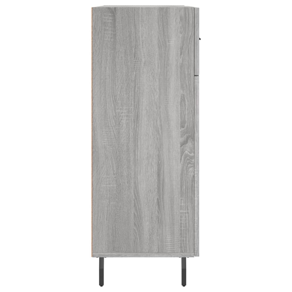 vidaXL Dulap, gri sonoma, 69,5x34x90 cm, lemn compozit