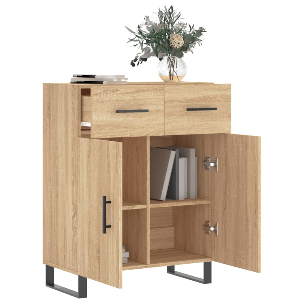 vidaXL Dulap, stejar sonoma, 69,5x34x90 cm, lemn compozit