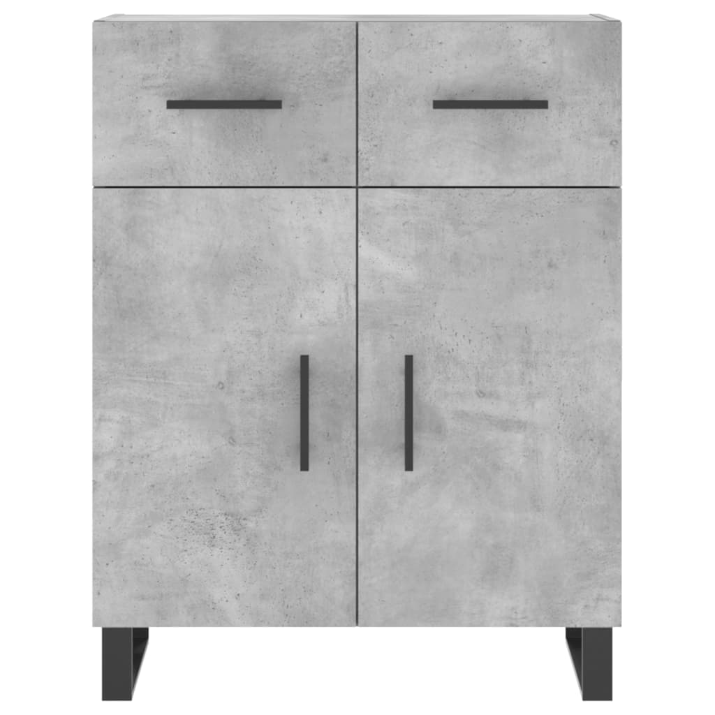 vidaXL Dulap, gri beton, 69,5x34x90 cm, lemn compozit vidaXL Dulap, gri beton, 69,5x34x90 cm, lemn compozit
