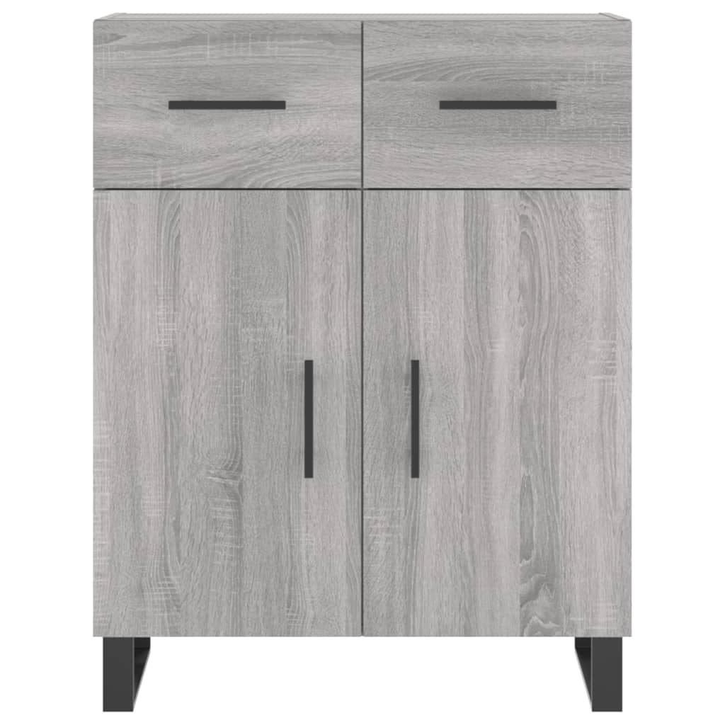 vidaXL Dulap, gri sonoma, 69,5x34x90 cm, lemn compozit