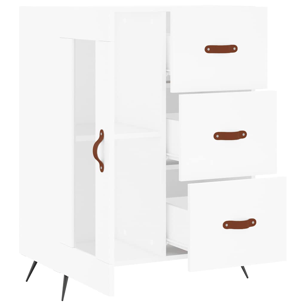 vidaXL Servantă, alb, 69,5x34x90 cm, lemn compozit vidaXL Servantă, alb, 69,5x34x90 cm, lemn compozit