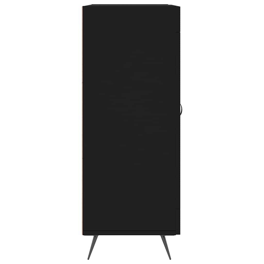 vidaXL Servantă, negru, 69,5x34x90 cm, lemn compozit vidaXL Servantă, negru, 69,5x34x90 cm, lemn compozit