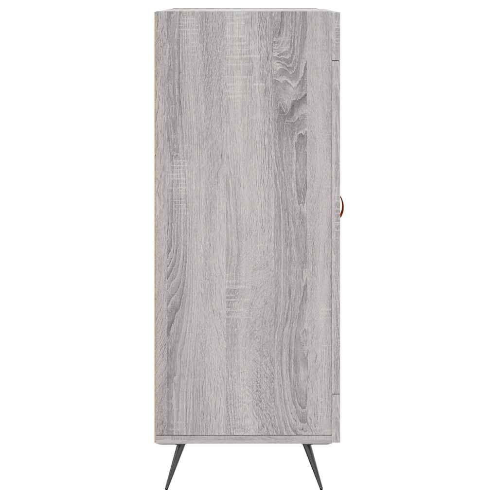 vidaXL Servantă, gri sonoma, 69,5x34x90 cm, lemn compozit