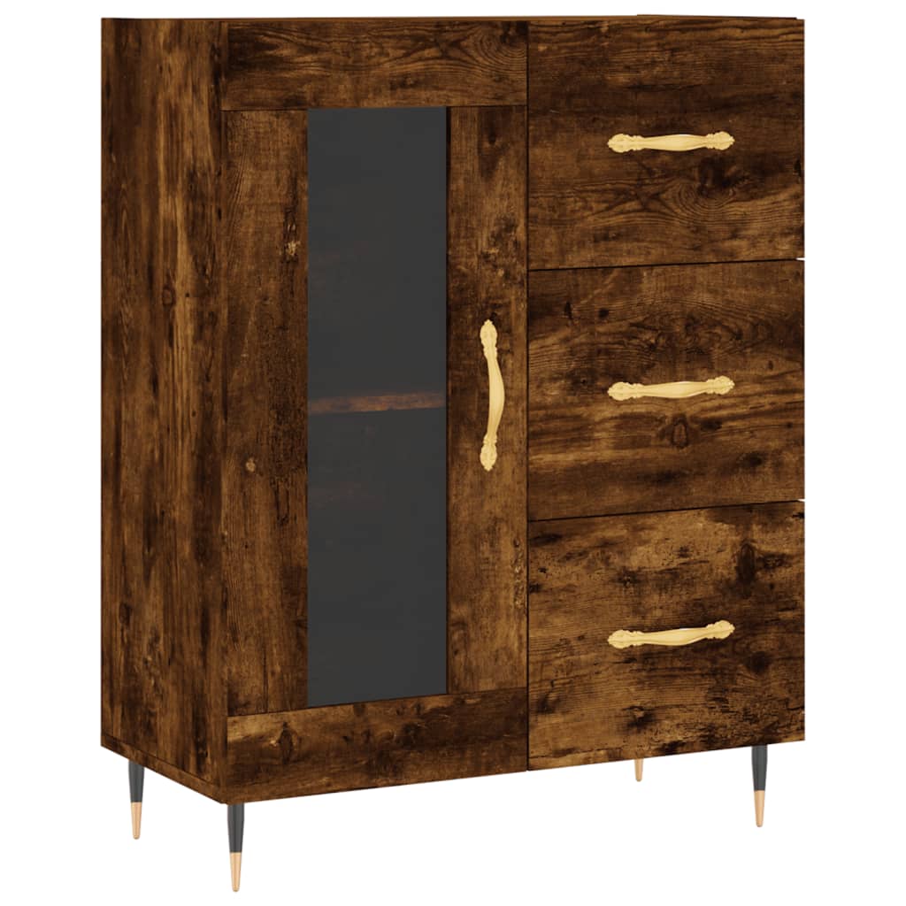 vidaXL Servantă, stejar fumuriu, 69,5x34x90 cm, lemn compozit vidaXL Servantă, stejar fumuriu, 69,5x34x90 cm, lemn compozit