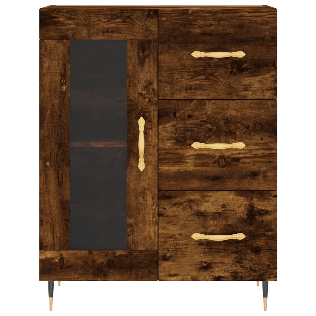 vidaXL Servantă, stejar fumuriu, 69,5x34x90 cm, lemn compozit vidaXL Servantă, stejar fumuriu, 69,5x34x90 cm, lemn compozit