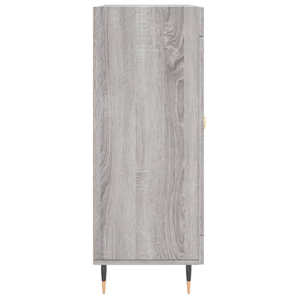 vidaXL Servantă, gri sonoma, 69,5x34x90 cm, lemn compozit