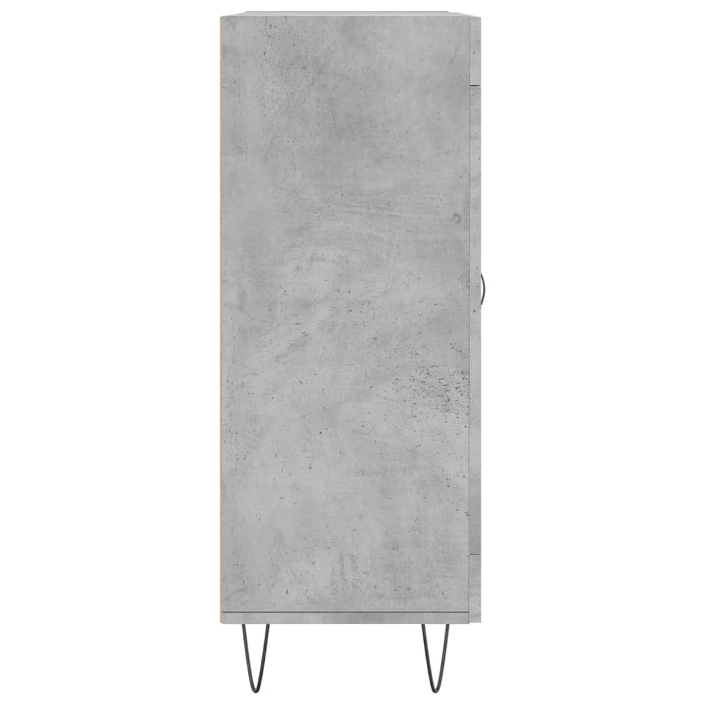 vidaXL Servantă, gri beton, 69,5x34x90 cm, lemn compozit vidaXL Servantă, gri beton, 69,5x34x90 cm, lemn compozit
