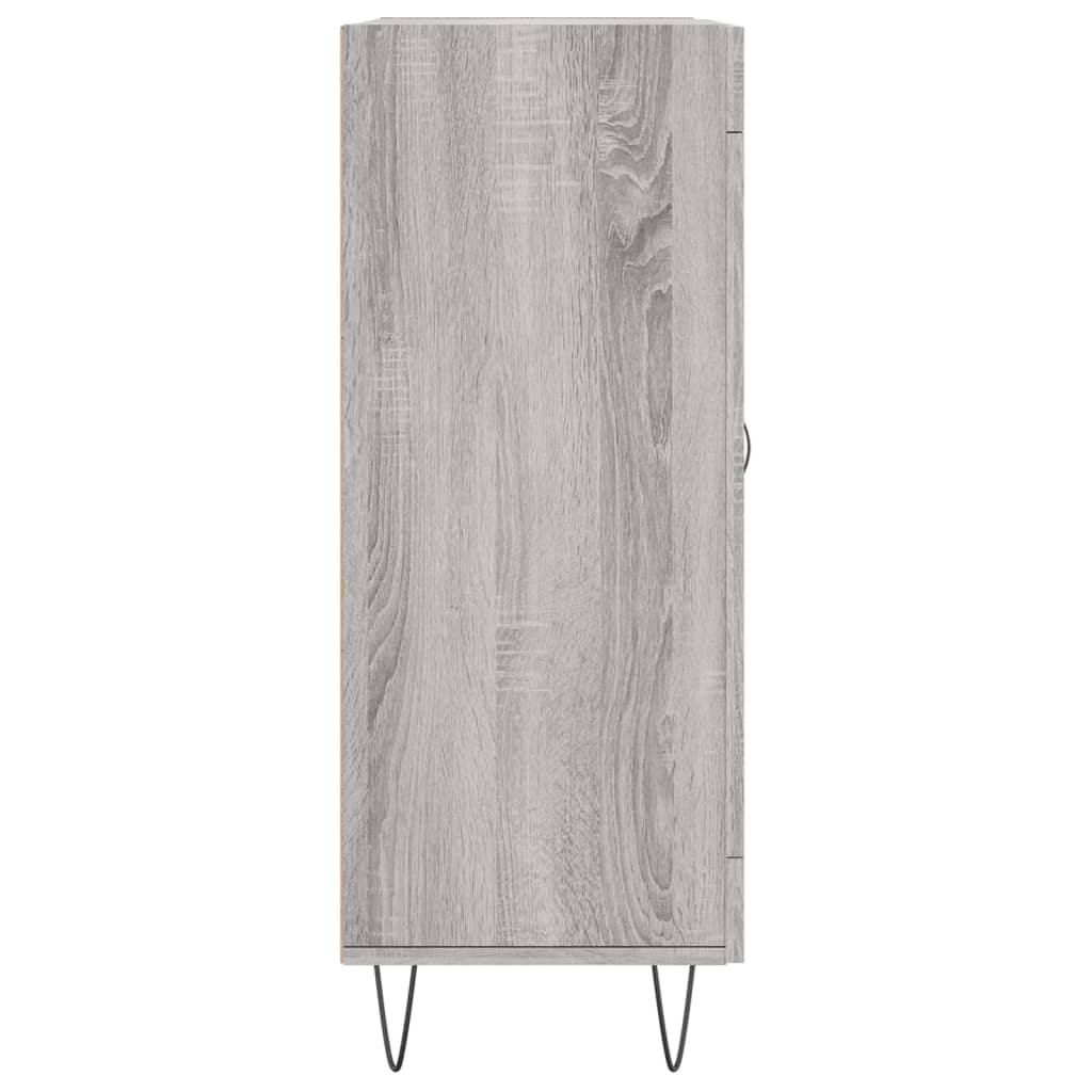 vidaXL Servantă, gri sonoma, 69,5x34x90 cm, lemn compozit