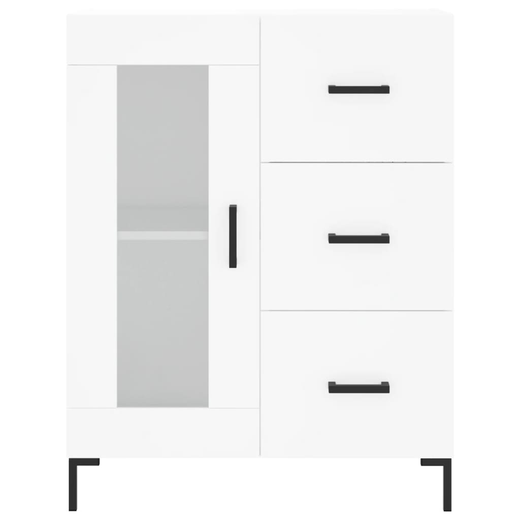 vidaXL Servantă, alb, 69,5x34x90 cm, lemn compozit vidaXL Servantă, alb, 69,5x34x90 cm, lemn compozit