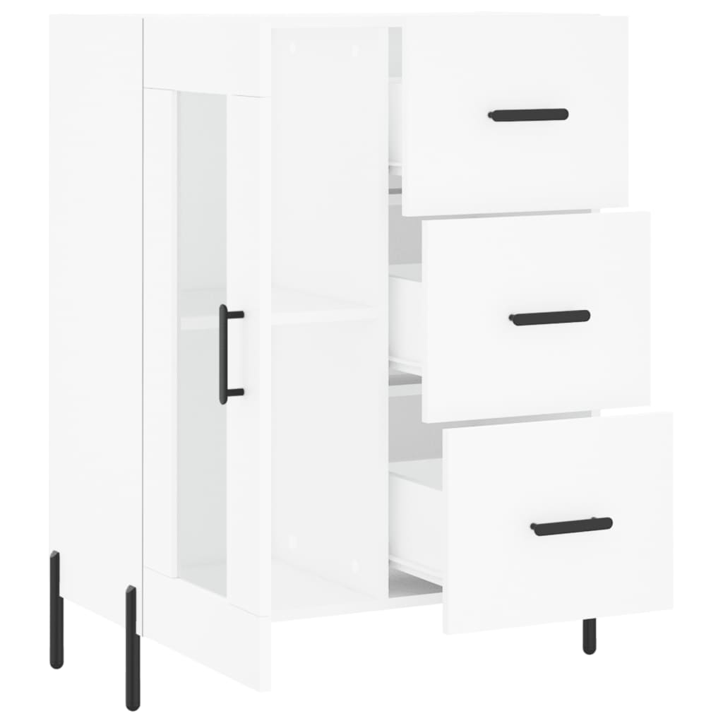 vidaXL Servantă, alb, 69,5x34x90 cm, lemn compozit vidaXL Servantă, alb, 69,5x34x90 cm, lemn compozit