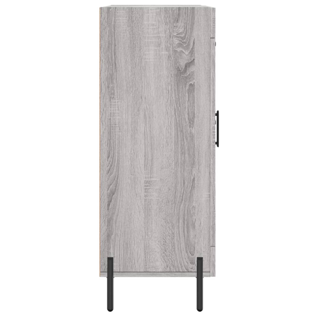 vidaXL Servantă, gri sonoma, 69,5x34x90 cm, lemn compozit