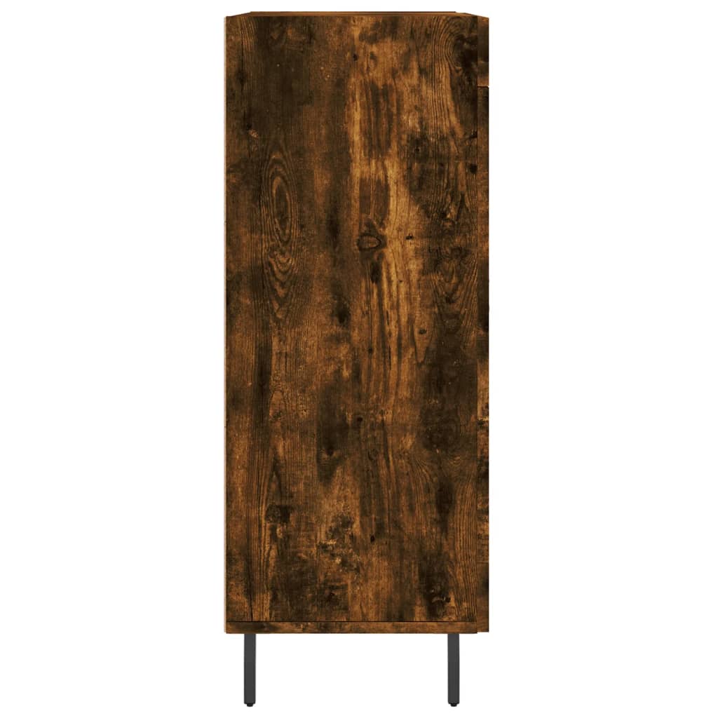 vidaXL Servantă, stejar fumuriu, 69,5x34x90 cm, lemn compozit