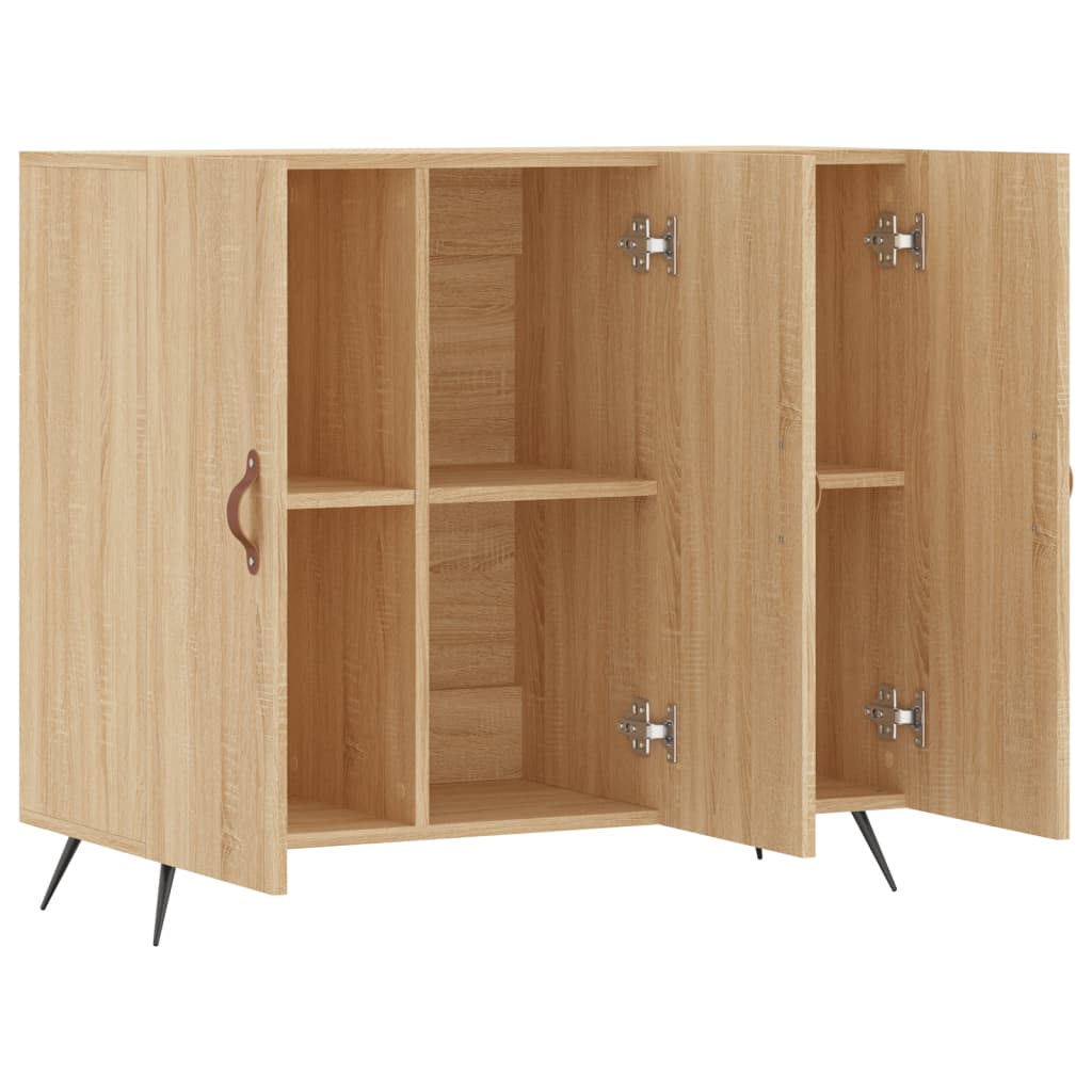 vidaXL Dulap, stejar sonoma, 90x34x80 cm, lemn compozit
