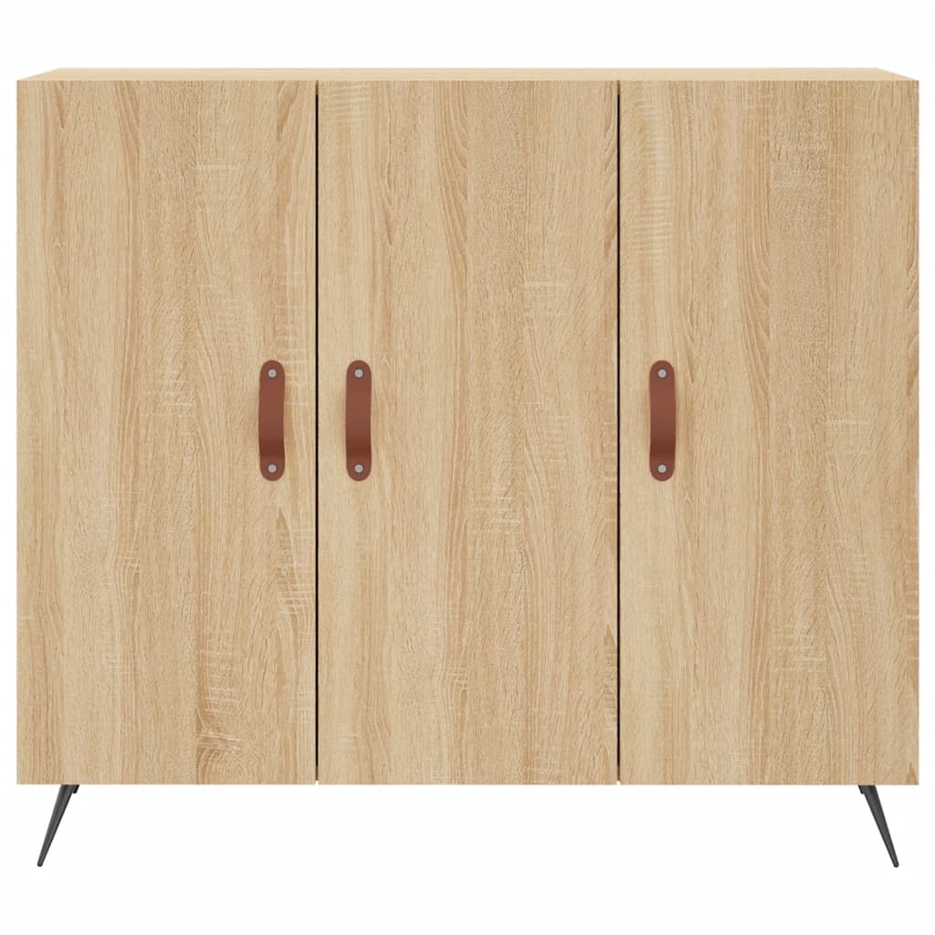 vidaXL Dulap, stejar sonoma, 90x34x80 cm, lemn compozit