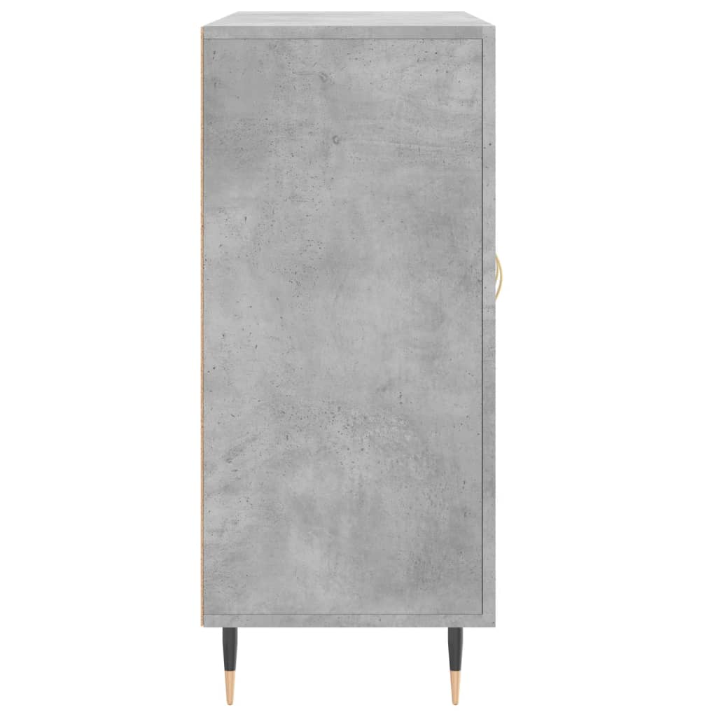 vidaXL Dulap, gri beton, 90x34x80 cm, lemn compozit vidaXL Dulap, gri beton, 90x34x80 cm, lemn compozit