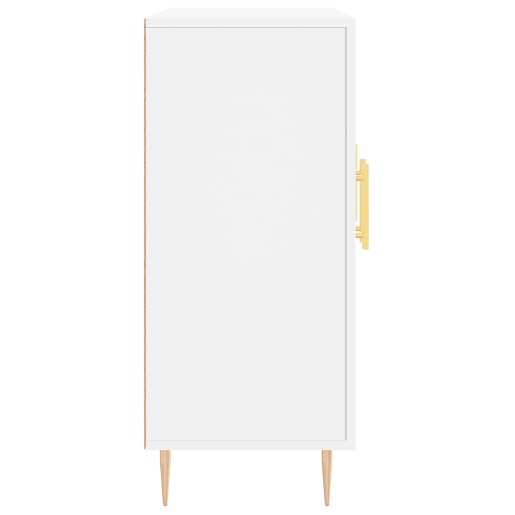 vidaXL Dulap, alb, 90x34x80 cm, lemn compozit vidaXL Dulap, alb, 90x34x80 cm, lemn compozit