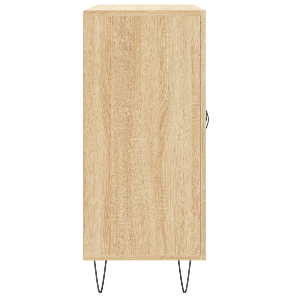 vidaXL Dulap, stejar sonoma, 90x34x80 cm, lemn compozit